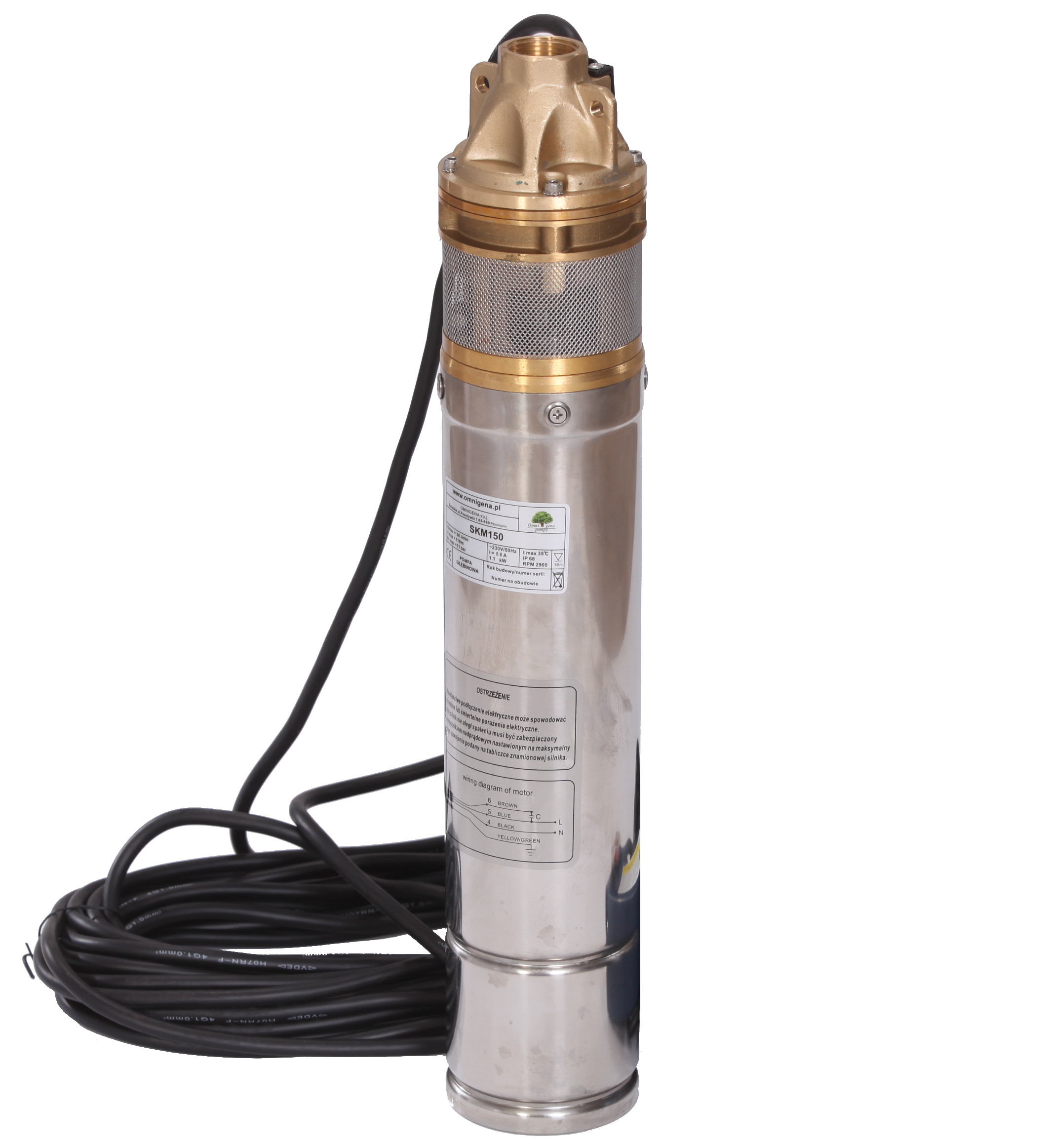 Pompa głębinowa SKT 150 400V Omnigena HYDROS