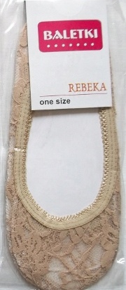 

Stopki Rebeka koronkowe 35-40 beż