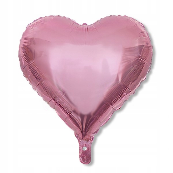 

Balon serce 60 cm foliowy metaliczny róż