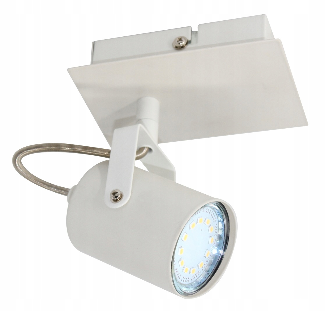 

Nowoczesny Spot Ruchomy Reflektor Lampa Loft Biały