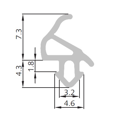 10mb+Klej Uszczelka do okna okien S-1559A ALUPLAST Kod producenta S-1559A 10m+klej