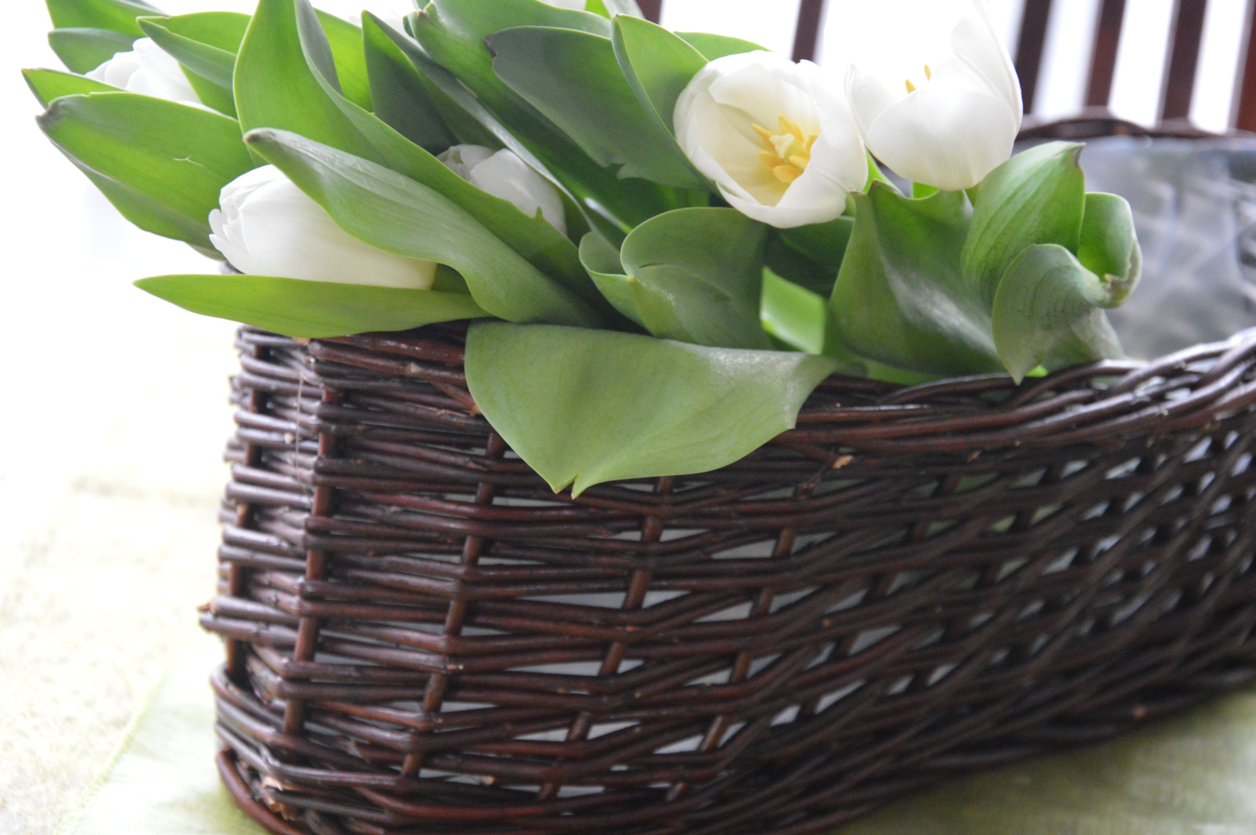 Korytko z wikliny Doniczka Osłonka Kosz Wiklina 70 Maks. szerokość 21 cm