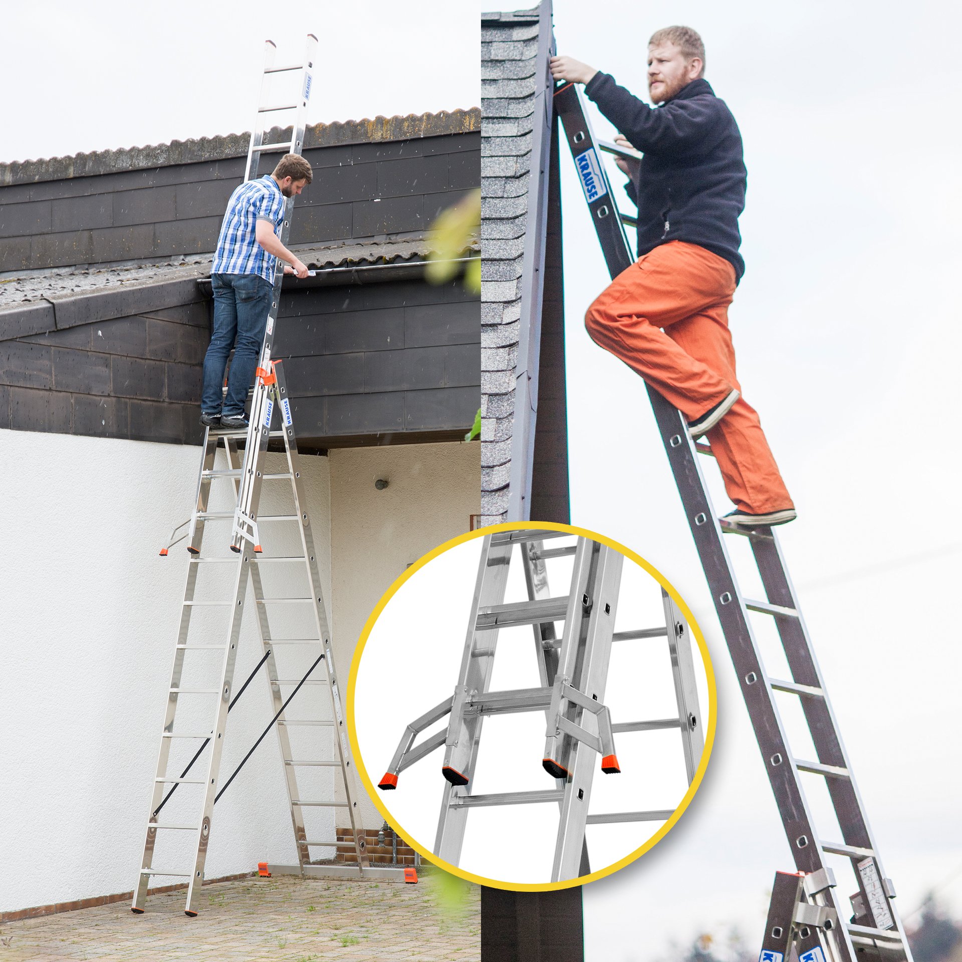 Drabina aluminiowa 3x12 KRAUSE PROFESSIONAL+TRIGON EAN (GTIN) 4009199129703