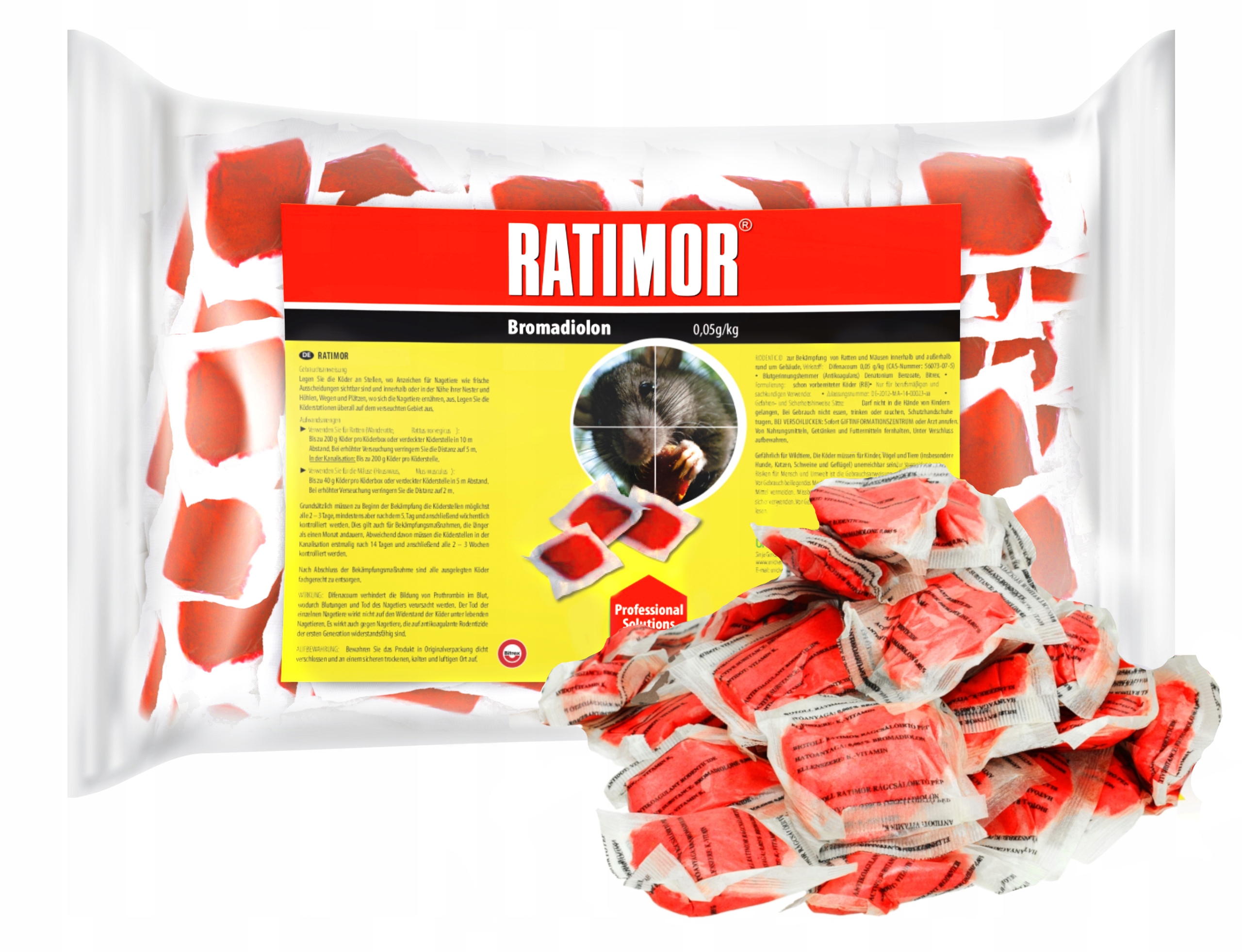 

Trutka Pasta Na Myszy Szczury DDD Ratimor 1KG