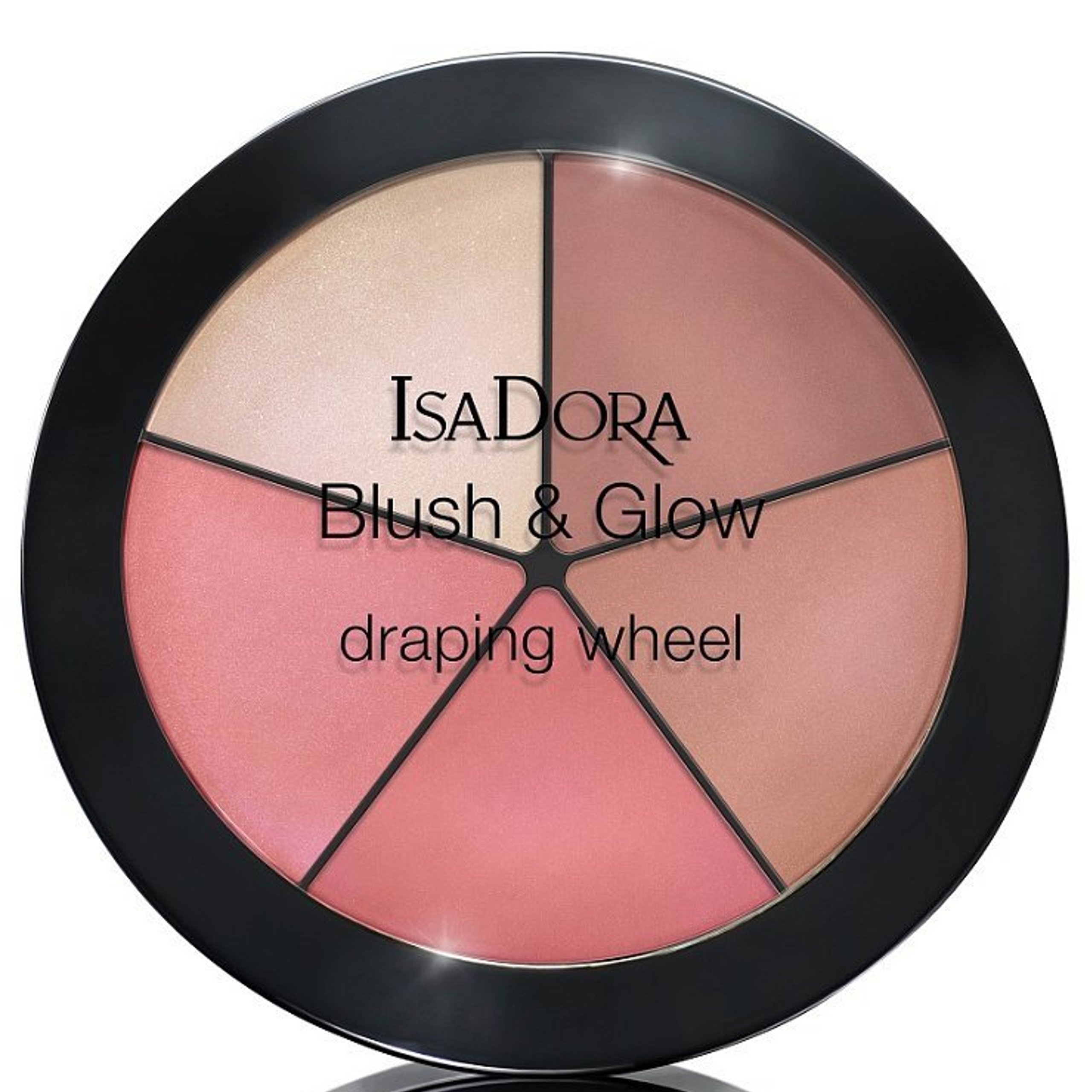 Róż do policzków prasowany IsaDora Blush & Glow 55 Peachy Rose Pop