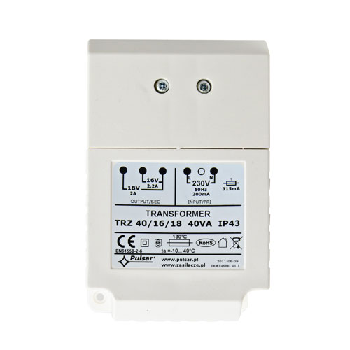 TRANSFORMATOR PULSAR AWT468 TRZ 40VA/16V/18V Marka Pulsar
