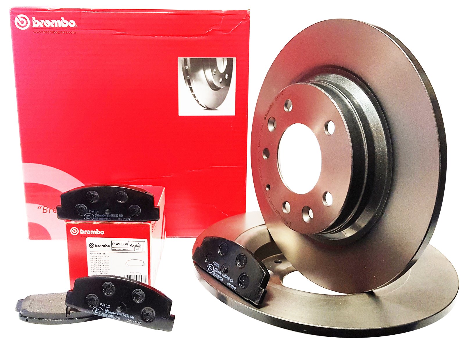 

Brembo Tarcze Klocki Tył Mazda 6 Gg Gy Gh