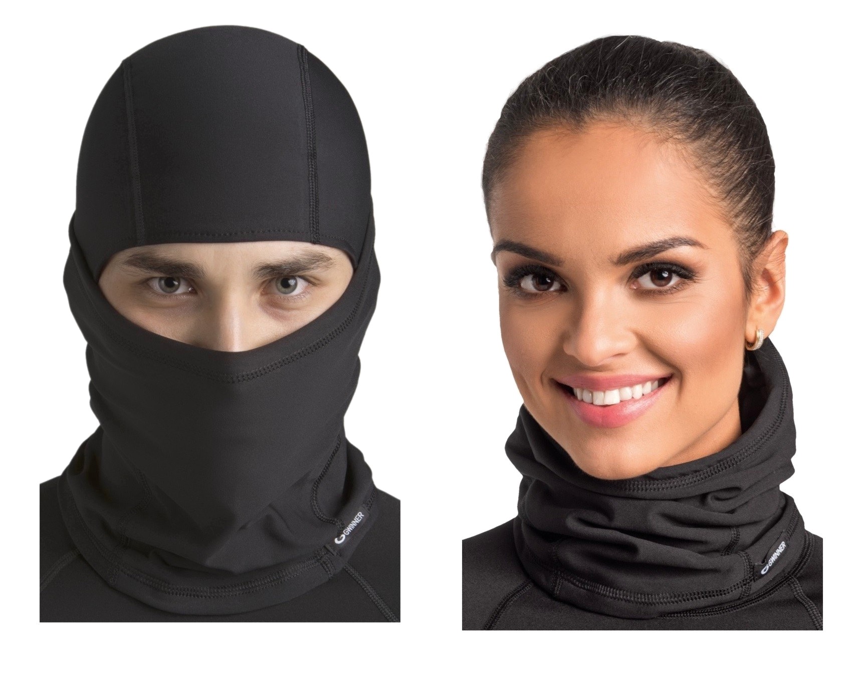 

Oddychająca Kominiarka Termoaktywna czerń 3w1 L/XL