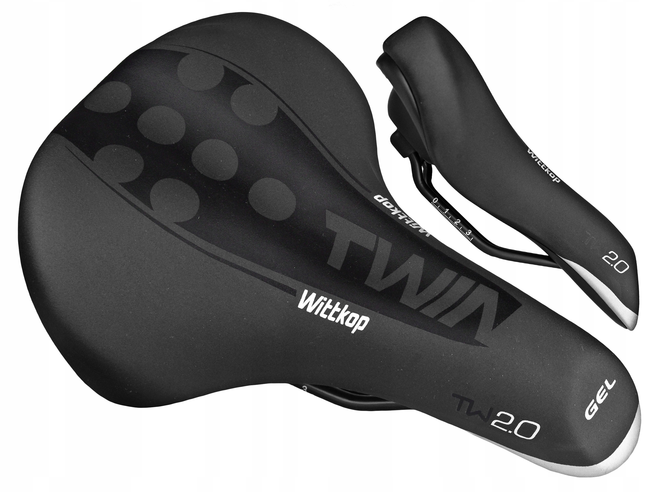 

Siodełko Wittkop Twin 2.0 Damskie Żel Trekkingowe
