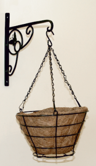 Uchwyt wieszak wspornik na doniczkę kwietnik UK6 Materiał wykonania metal