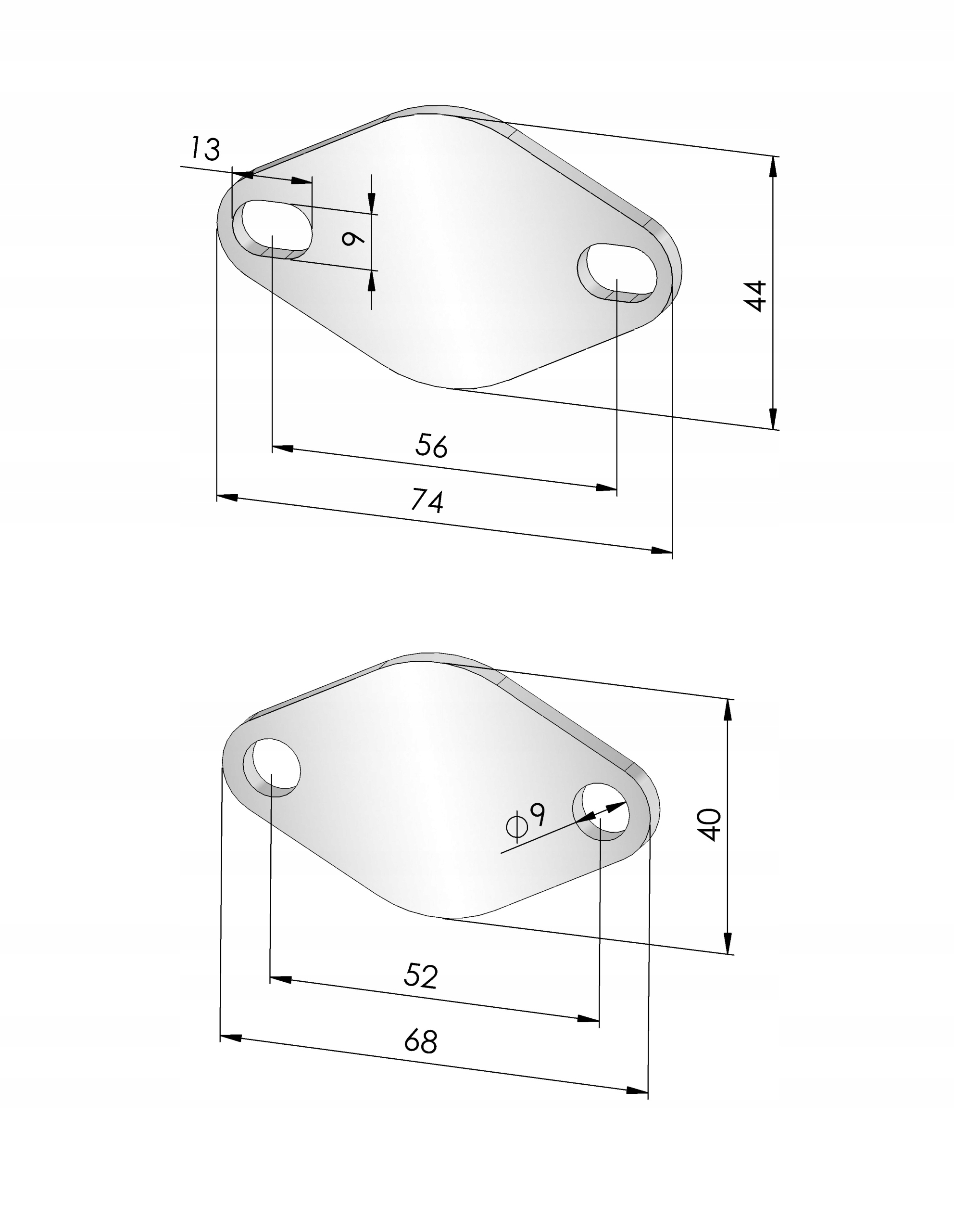 Zaślepki EGR 1.9 CDTi OPEL Vectra C Zafira B Typ silnika Diesel