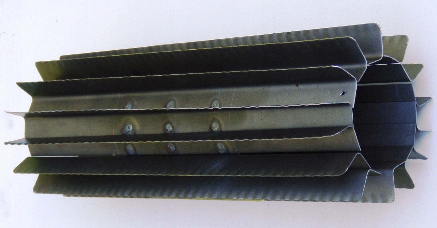 Radiátorový výmenník tepla ⌀ 100 mm/výška 500 mm, nanášaný a skrutkovaný