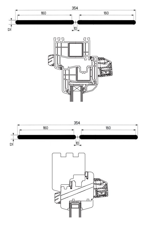 Nawiewnik do okna okienny ISOLA HY PLUS ANTRACYT Marka inna