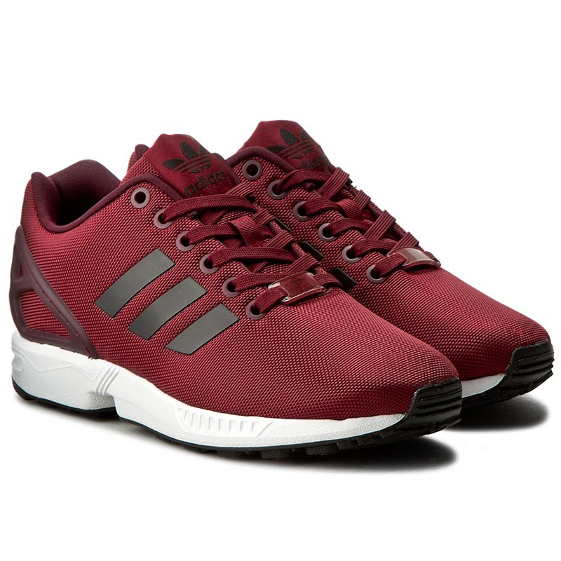 Zx flux damskie on sale bordowe