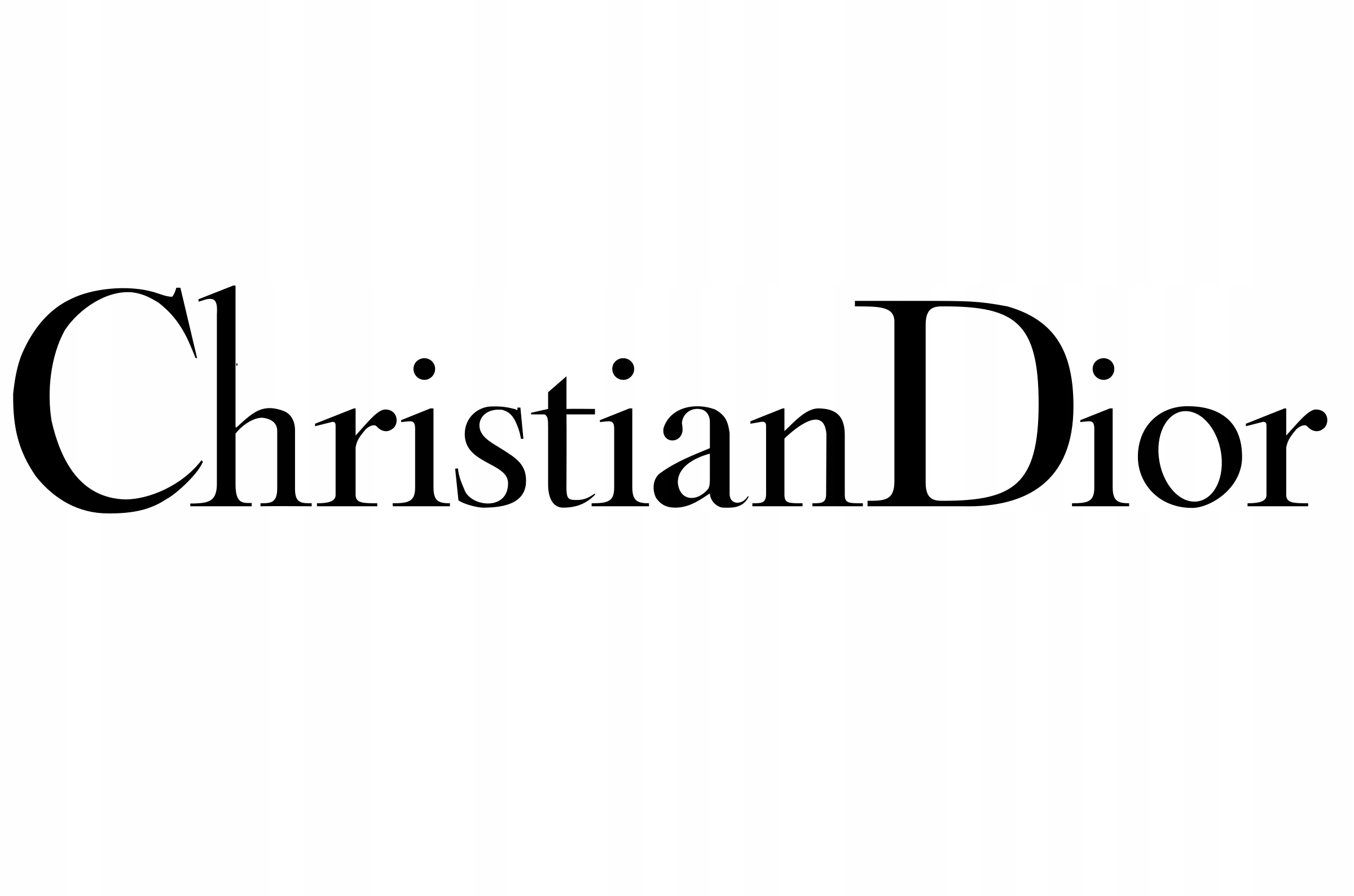 Christian Dior надпись