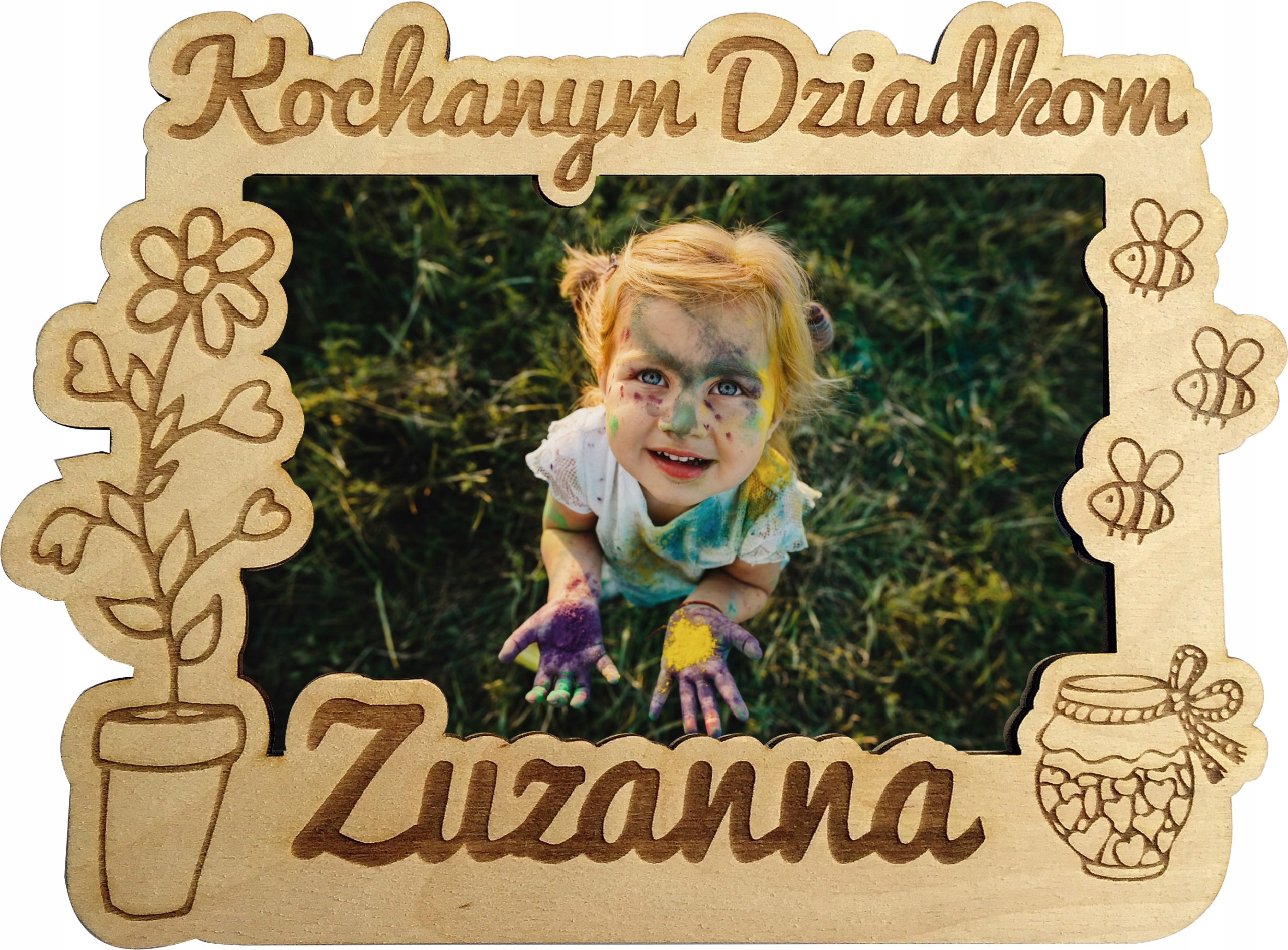

Ramka na Zdjęcie drewniana Dzień Babci Dziadka