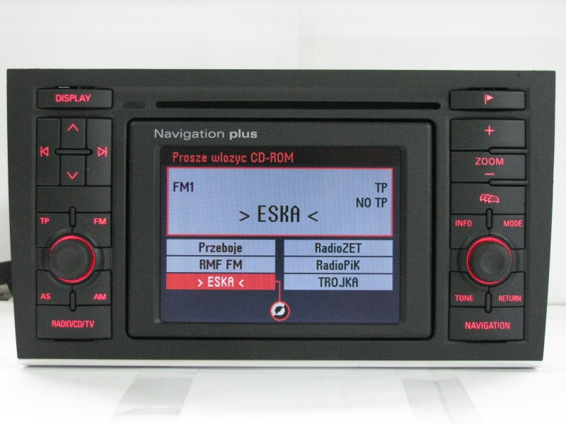 AUDI A4 B6 RNS-D навігація NAVI GPS RU меню голос за кадром