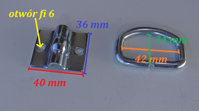UCHWYT PODŁOGOWY ZACZEP ŁADUNKU 4SZT TANIO 600KG!! Numer katalogowy części 77000