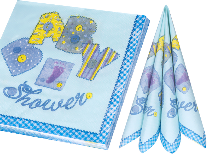 

Serwetki Składane 20szt 33x33cm Baby Shower BS04