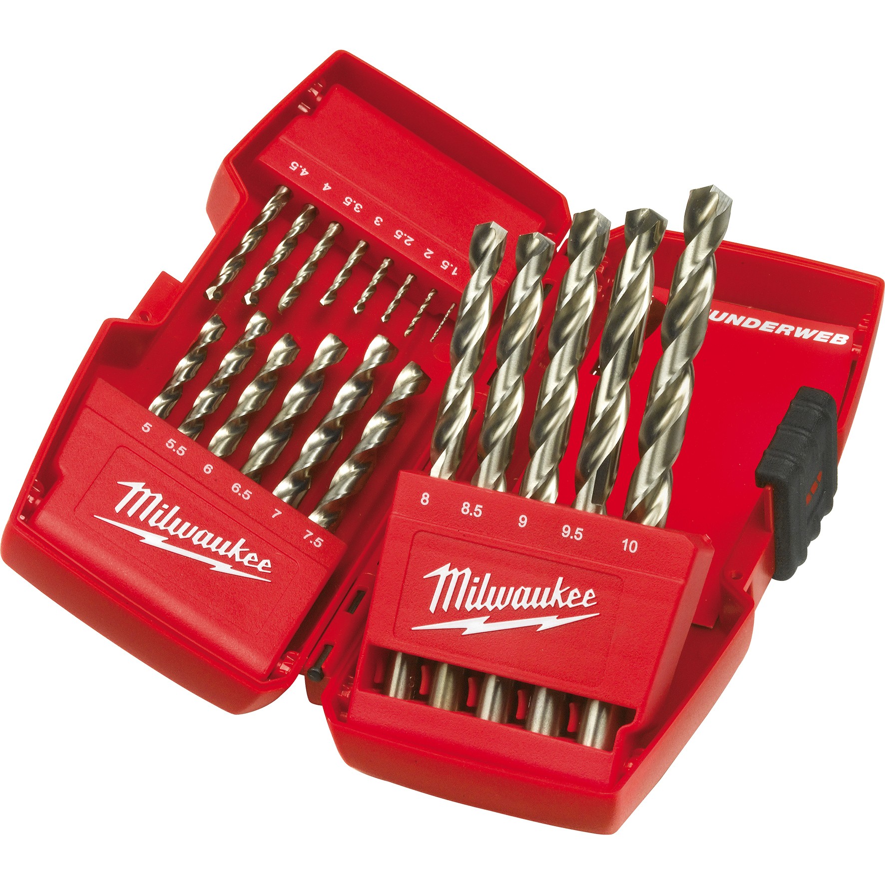 

Milwaukee zestaw wiertła do metalu Hss-g 19szt