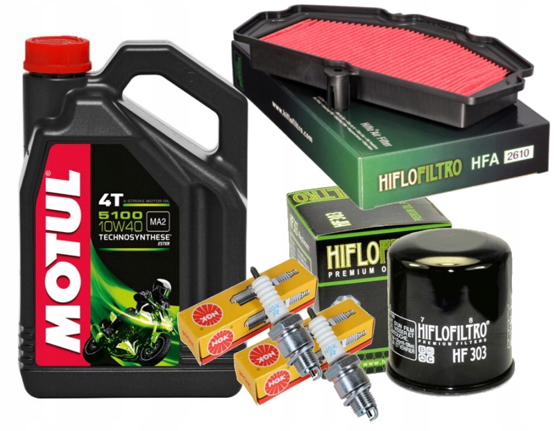 CR9EIA 9 MOTUL FILTRY KAWASAKI KLE650 VERSYS 15 17