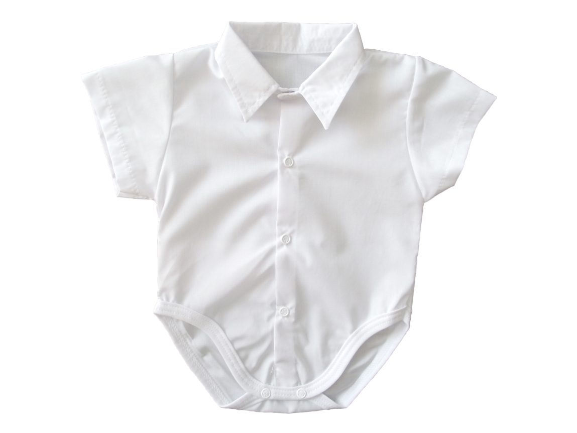 

Body Koszula Koszulobody krótki rękaw Chrzest r.62