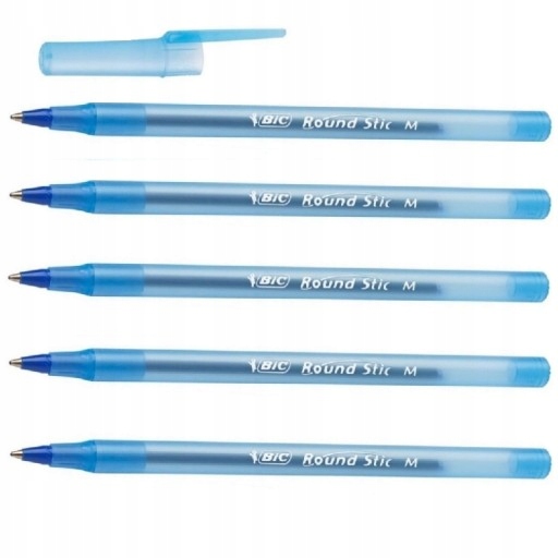 

Bic Długopis Round Stic Niebieski 5SZT Długopisy