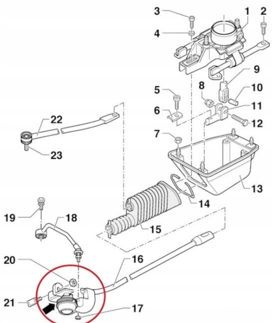 ZESTAW NAPRAWCZY DO MECHANIZMU BIEGÓW VW PASSAT B5 Producent części Inny