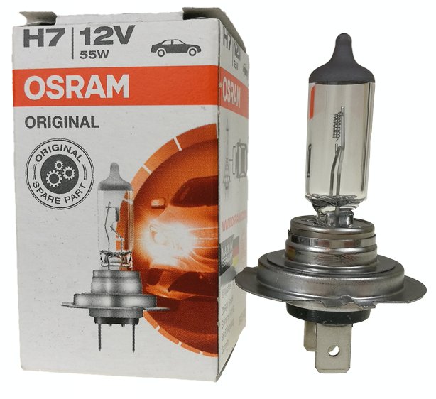 

Żarówka Osram Oryginal PX26d 12V 55W H7 -10szt