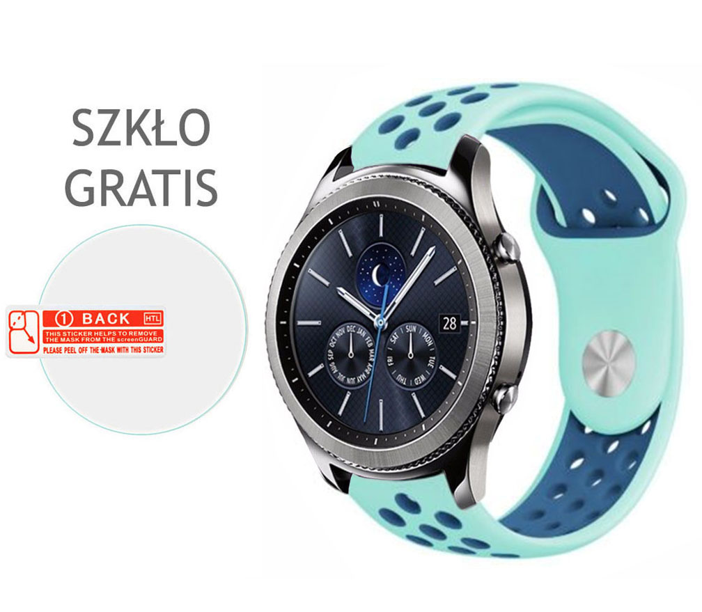 

Silikonowy Pasek Samsung Gear S3 + Szkło 9H Gratis