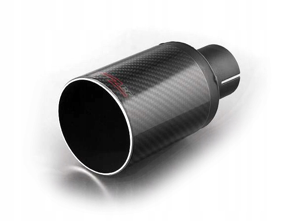 Спортивный наконечник глушителя зуммера 90 мм CARBON