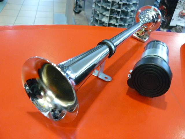FANFARA CHROM KLAKSON TRĄBKA 39CM KOMPRESOR 12V Numer katalogowy części 42136