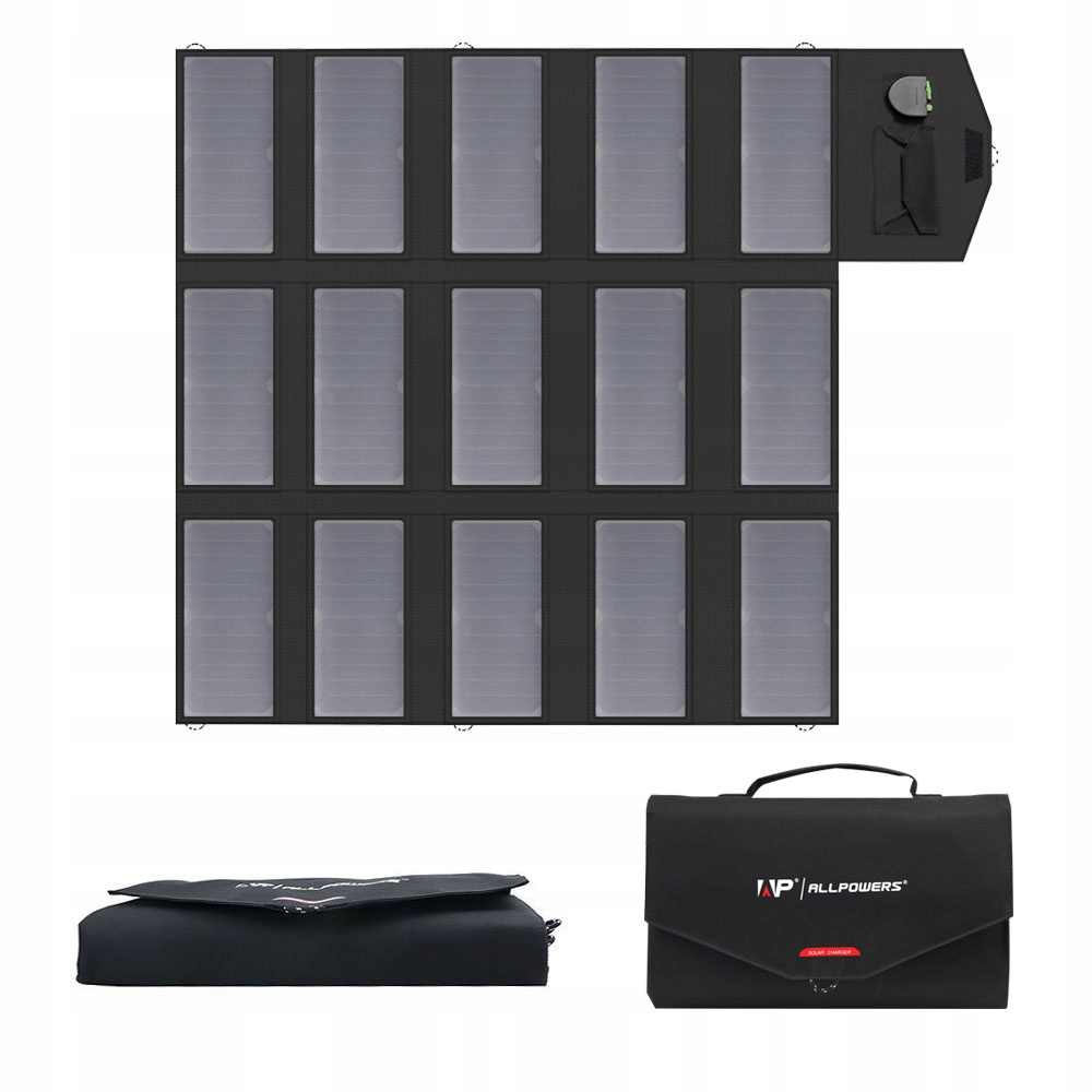 Przenośny składany panel słoneczny 100W 12V Usb 5V