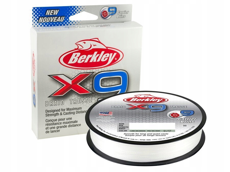 Berkley X9 Crystal 300M 0.08MM 7,6KG