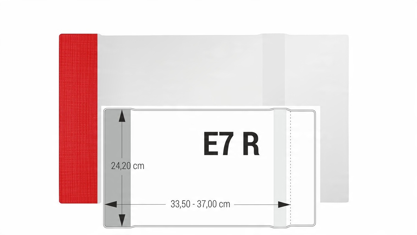 

Okładka na książkę E7 regulowana 24,2x33,0 Biurfol
