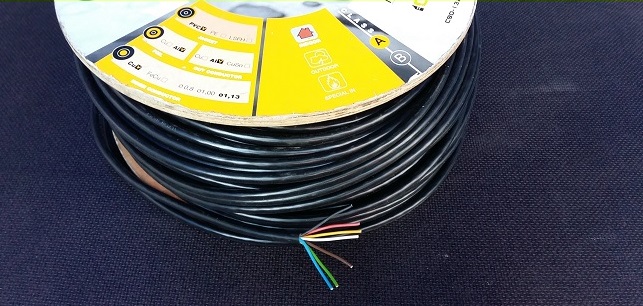 KABEL przewód WIĄZKA do przyczepa LAWETA 7 ŻYŁ PL Marka Inna