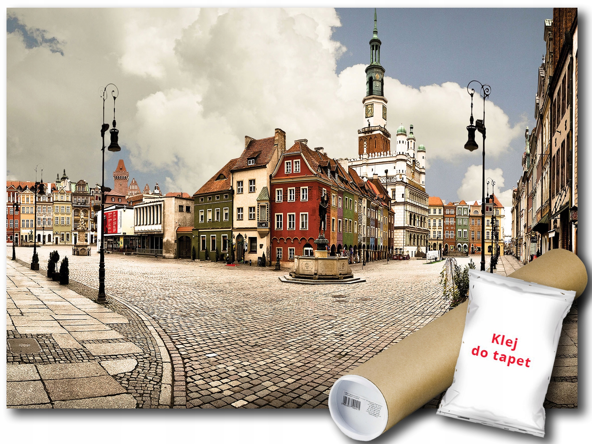 Fototapeta Flizelina Poznaň Trh Radnice 368x254