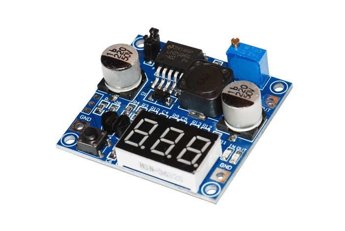 

Przetwornica LM2596S DC 35V max 3A woltomierz Led