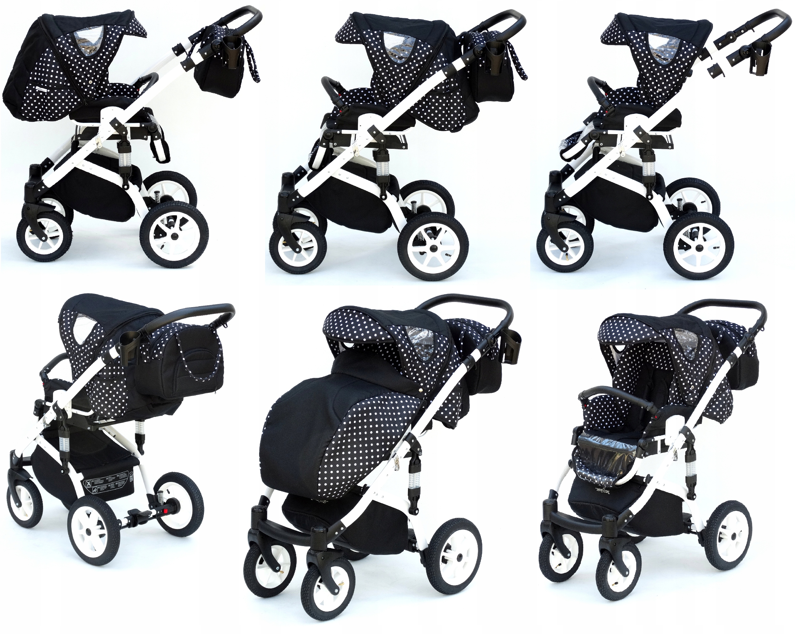 JACKMAR WÓZEK DZIECIĘCY WIELOFUNKCYJNY SPIRO 2w1 Marka Spiro