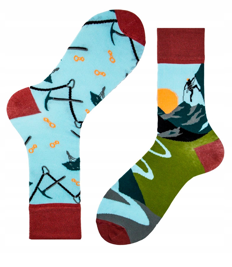 

Sporty Socks Kolorowe Wspinacz Czekan Góry 43-46