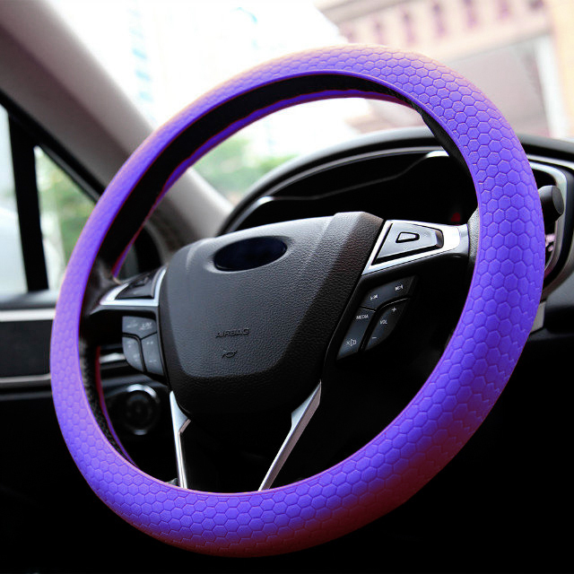 POKROWIEC SILIKONOWY NA KIEROWNICĘ OSŁONA ETUI OCHRONNE NIEBIESKIE Producent inny