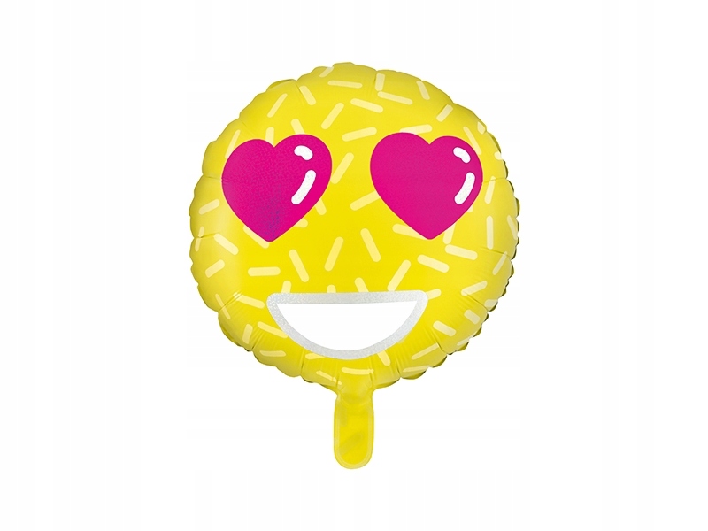 

Balon foliowy Emotikon - Love, 45cm