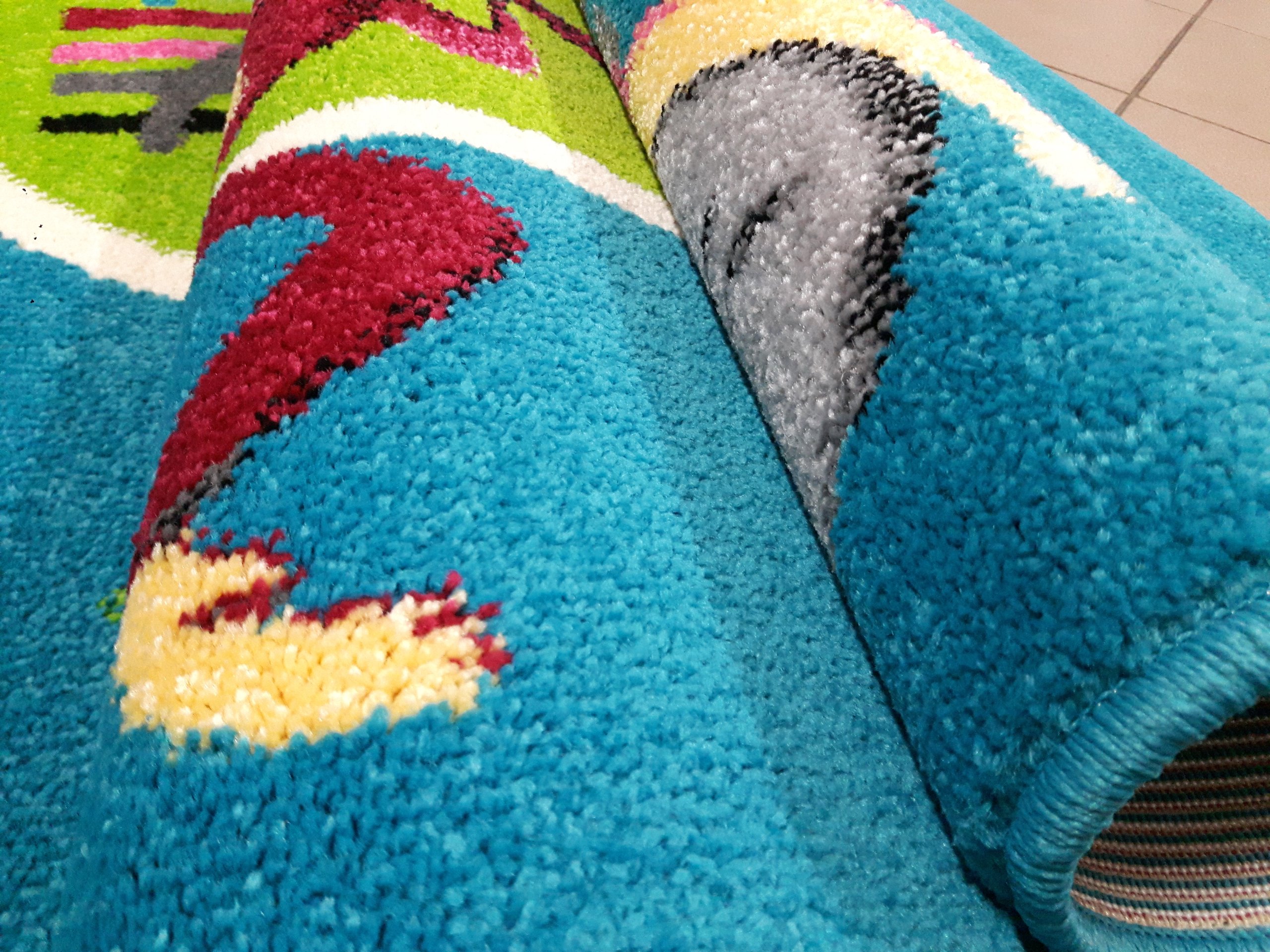 Dywan FUNKY TOP 200x280 TOM szmaragd gra w klasy Płeć chłopcy dziewczynki