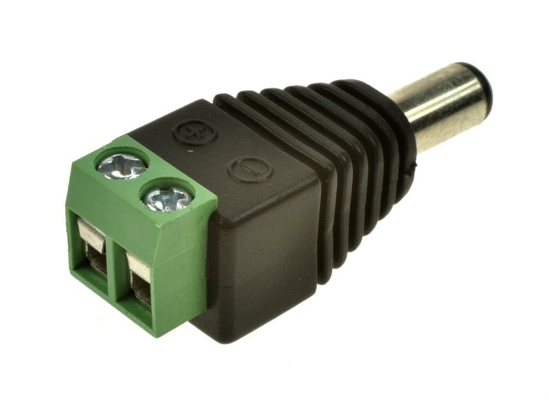 

Gniazdo DC złączka męska do taśma Led 2,1mm