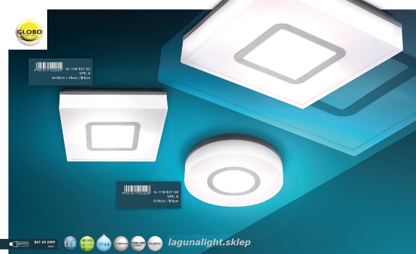 Plafon Zewnętrzny Elewacyjny Lampa Elewacyjna IP44 Zasilanie sieciowe