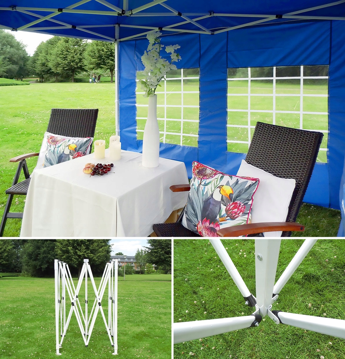 Pawilon Handlowy Ekspresowy Namiot Ogrodowy 3x4.5m Producent Rot Service