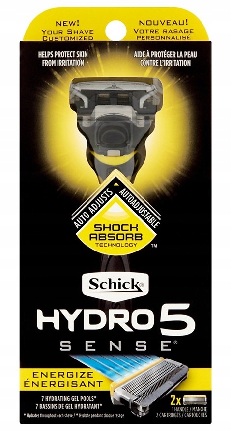 Schick Wilkinson Hydro 5 Energize SENSE 2 noż USA