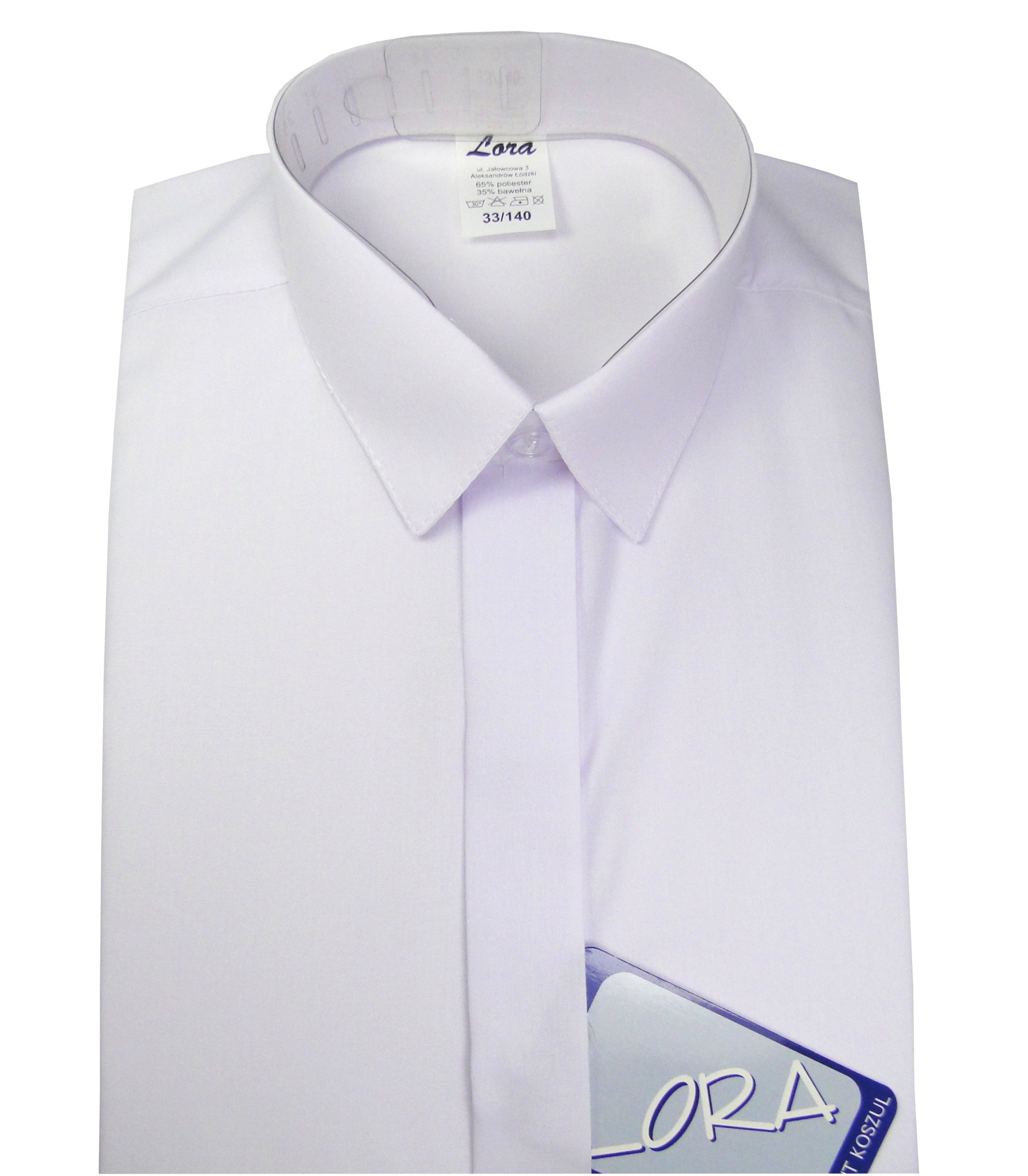 Koszula chłopięca wizytowa biała długi rękaw 110 Wiek dziecka 4 lata +