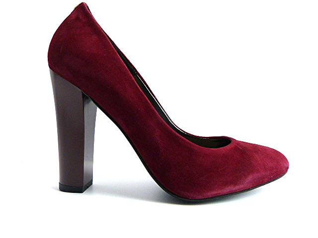 Dámské lodičky Sala 37 Burgun široké, měkké As