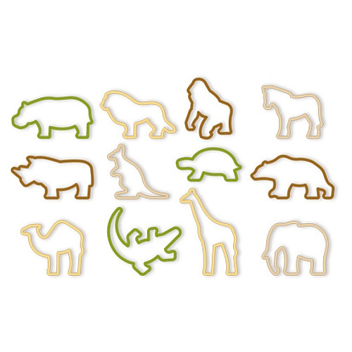 Foremki do ciastek ZWIERZĘTA - ZOO Tescoma, 12 szt.